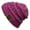 #1-Burgundy/Indi Pink/Hot Pink/Ivory, variant on CC Crafted Multi-Color Beanie | Four-Tone | Adult and Kid Sizes