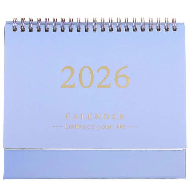 Desk Calendar 2026: Standing Desktop Calendar 2026 for Home School and Office Supplies
