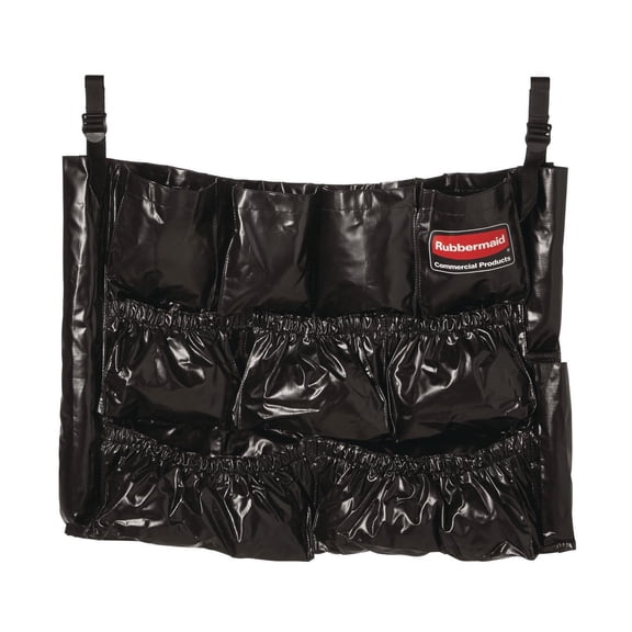 Rubbermaid Commercial 1867533 Brute 12 Compartments Caddy Bag - Black (6/Carton)