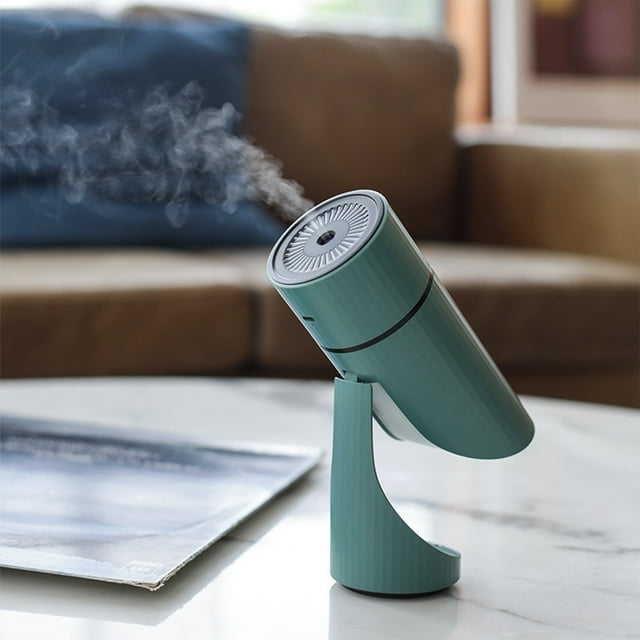 Dvkptbk Humidifiers for Bedroom Mini Humidifier, USB Desktop Humidifier, Night Humidifier, Auto Shut-Off, 260ml Cool Mist Mode, Super Quiet Suitable for Office Desktop Car Home Essentials