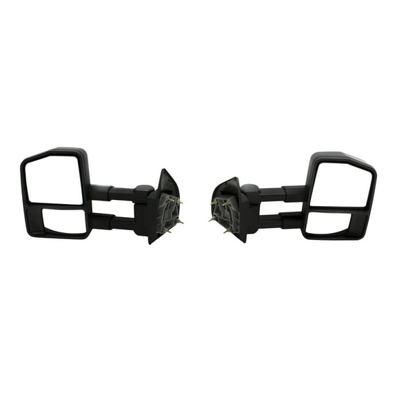 MIRROR Compatible For 1999-2010 Ford F-250 Super Duty F-350 Left Driver and Right Passenger Towing Textured Black