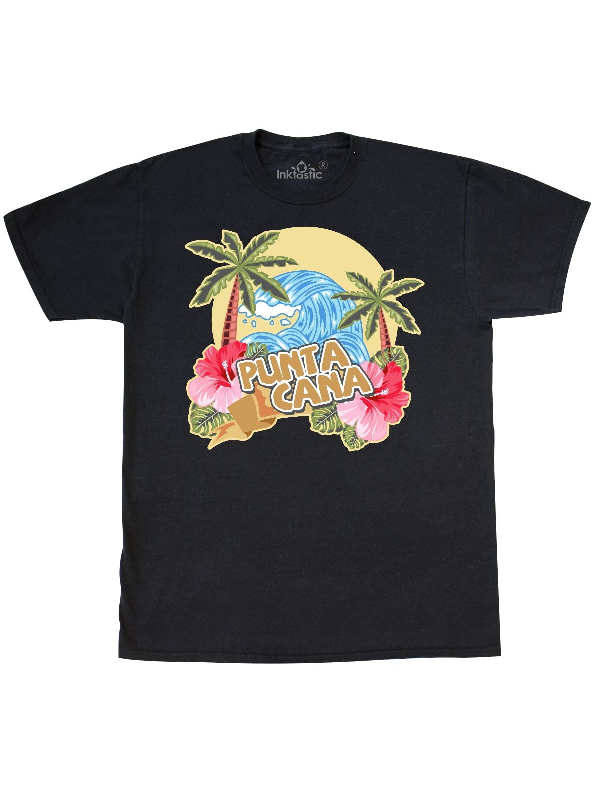 Inktastic Vacation Time In Punta Cana Women/'s T-Shirt Summer Spring Break Ocean