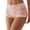 Pink, variant on JIAHONG Women's High-Waist Seamless Underwear High Waisted Lace Panties Nylon Soft Full Coverage Breathable Ladies Briefs, Black