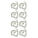 thumbnail image 4 of Matsuzay Guirnalda colgante de flores falsas para decoración del hogar, ecológica, fácil de limpiar, interior o exterior, 4 pack/lote blanco 135 cabeza 2Conjunto, 4 of 6