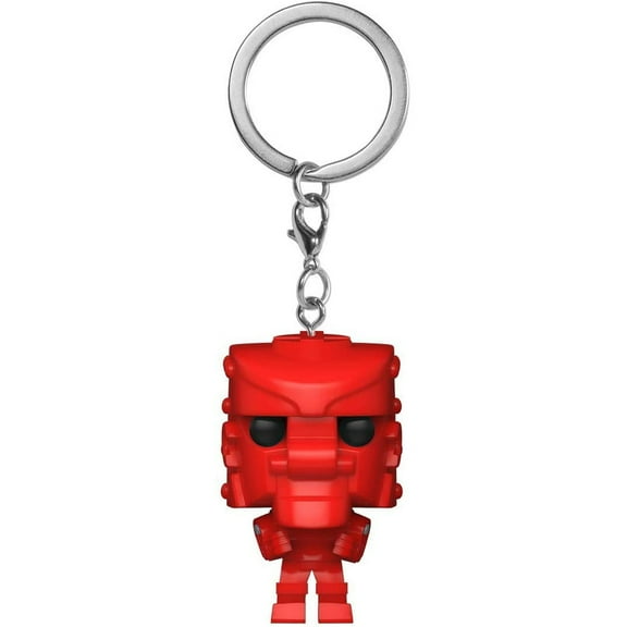 FUNKO POP! KEYCHAIN: Mattel-RockEm SockEmRobot (Red)