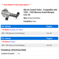 thumbnail image 2 of Idle Air Control Valve - Compatible with 1992 - 1995 Mercury Grand Marquis 4.6L V8 1993 1994, 2 of 2