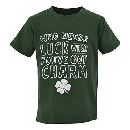 

Unique Baby Boys Green St Patrick s Day Who Needs Luck Shirt (3t)