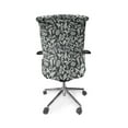 thumbnail image 5 of Ambesonne Vintage Office Chair Cover Stretchable High Back, Nostalgic Burgeoning Flower, Pale Eggshell Dark Grey, 5 of 6