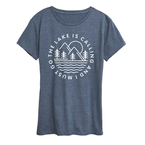 Instant Message - The Lake Is Calling - Women's Short Sleeve Graphic T-Shirt