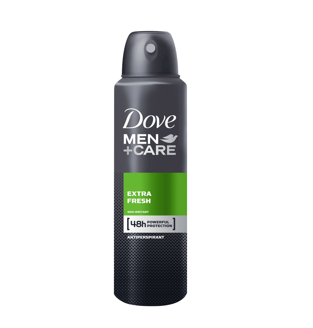6 Pack Dove Men + Care Extra Fresh 48 HR Antiperspirant Spray for Men 150ml