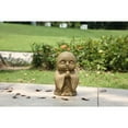 thumbnail image 6 of Praying Lucky Japanese Jizo Statue, 6 of 10