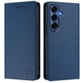 thumbnail image 2 of Wallet Case for Samsung Galaxy S26+ 5G 6.7inch, [RFID Blocking] PU Leather Magnetic Folio with 2 Card Slot Kickstand Flip Cover Shockproof Phone Case,Dark Blue,For Galaxy S26+ 5G, 2 of 8