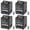 4Pack, variant on 500W Mini Cold Spark Machine Sparkler Machine DMX512 Firework Machine 3-16ft Adjustable for Wedding Stage Party DJ Disco,Black