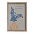 thumbnail image 1 of Framed Wooden Wall Sign With 3D Vase Kindness Grows, 1 of 4