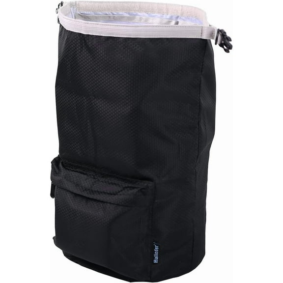 Halinfer Dog Food Travel Bag, Pet Food Travel Storage Container, Dog Food Travel Bag With Front Pocket and Shoulder Strap for Travel, Hiking and Camping ,Holds up to 42 cups or 10 liters