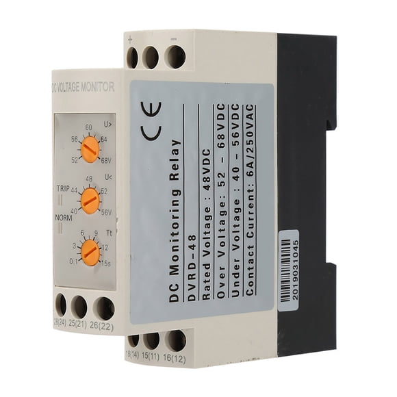 DVRD sur Tension et sous Relais de Protection de Tension (DC 48V)