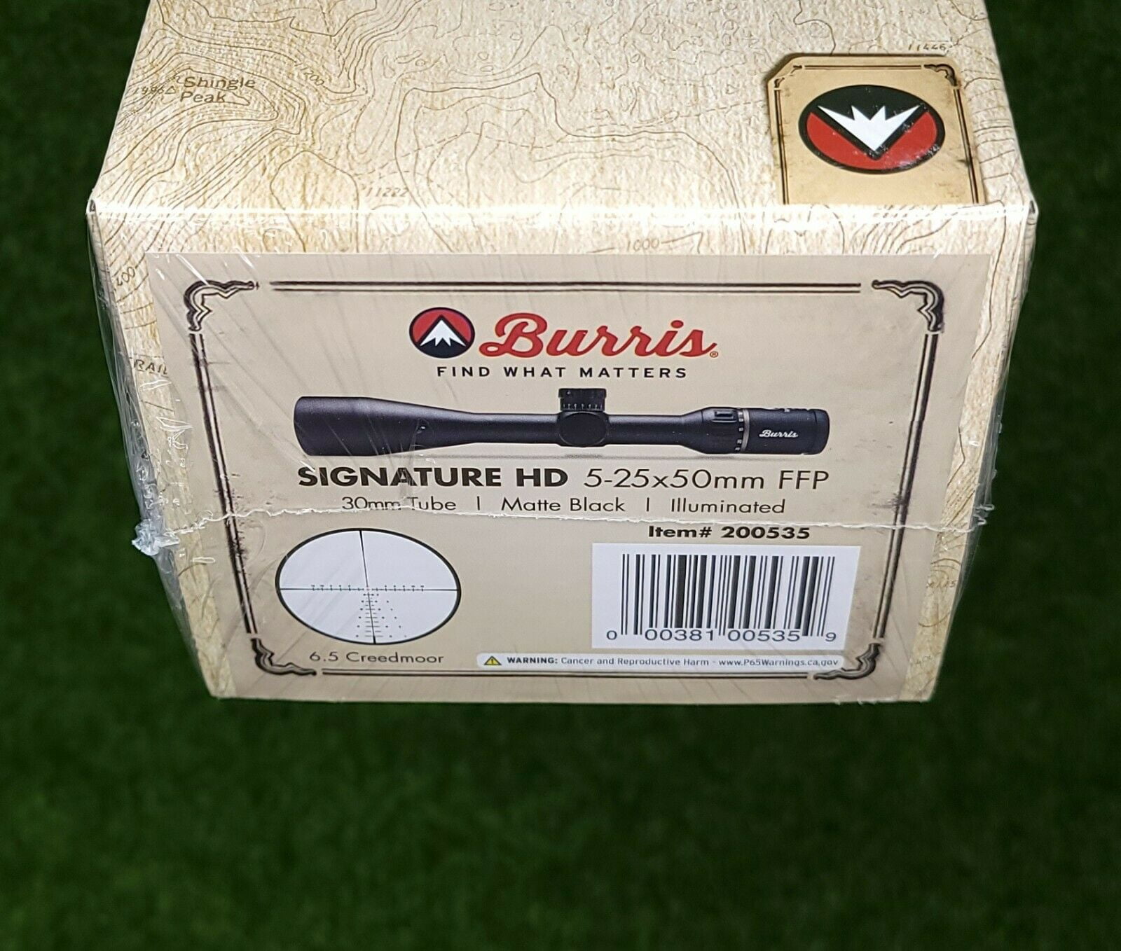 Burris Signature HD 5-25x50mm Riflescope with 6.5 Creedmoor