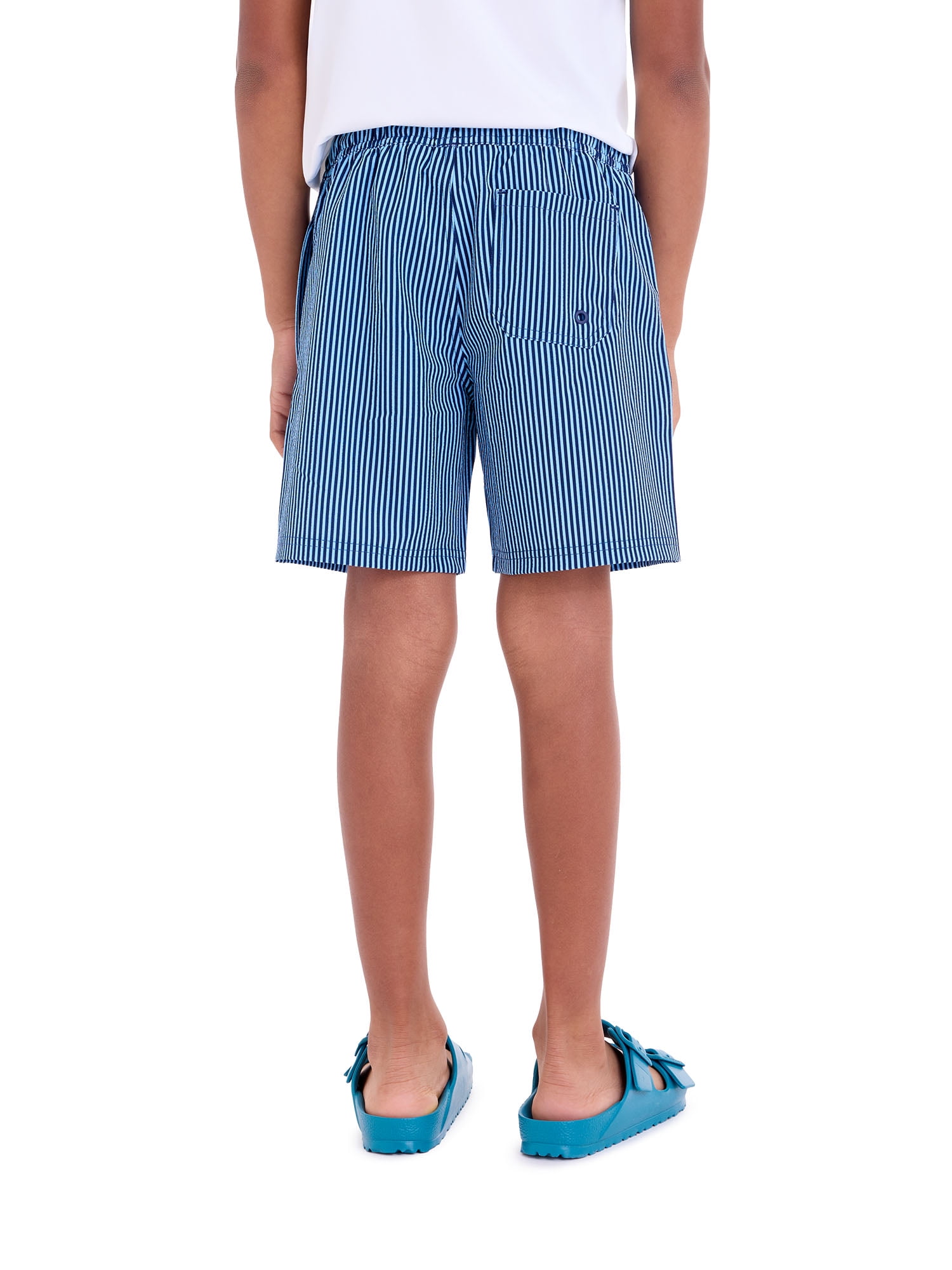 U.S. Polo Assn. Seersucker Stripe Swim Short, Sizes 4-18