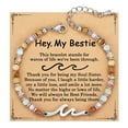 thumbnail image 3 of Sunyuer Wave Bracelets for Women, Christmas Stocking Stuffers, Jewelry Gifts for Best Friend, Sister, Mom, Daughter | 21st 30th 40th 50th 60th 70th Birthday Gifts for Women, 3 of 13