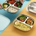 thumbnail image 2 of ACDANC 2026 New Small Litter Box Square Tray Spoon Rest Partitioned Design Stainless Steel Cat Litter Box for Kittens Apartment Shape5, 2 of 5