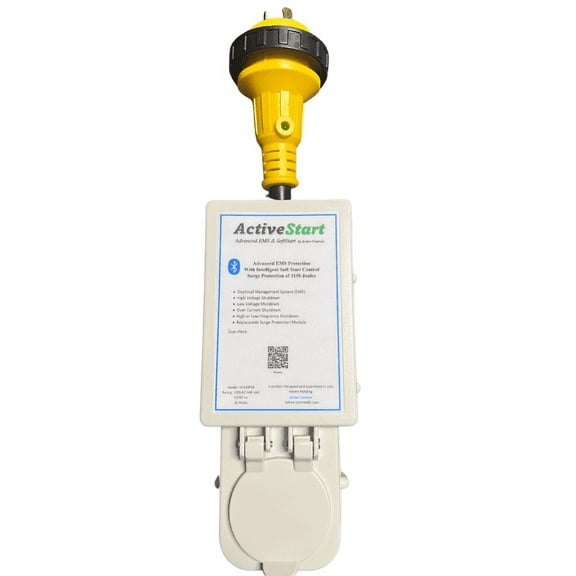 ActiveStart Marine Softstart Air Conditioning; WaterTight Connections; Plug and Play Softstarter; Small and Compact; 30 Amp Rating; 115 VAC; Reduces inrush current by 50%