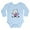 Sky Blue, variant on CafePress - Kiniart Westie XOXO - Long Sleeve Cotton Baby Bodysuit