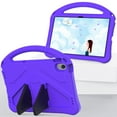 thumbnail image 7 of Allytechgroup Kids Case for Lenovo Tab M10 FHD Plus (2nd Gen) 10.3 TB-X606F, EVA Shockproof Heavy Duty Case with Foldable Kickstand / Handle, Full body Protective Kids Friendly Case, Purple, 7 of 7