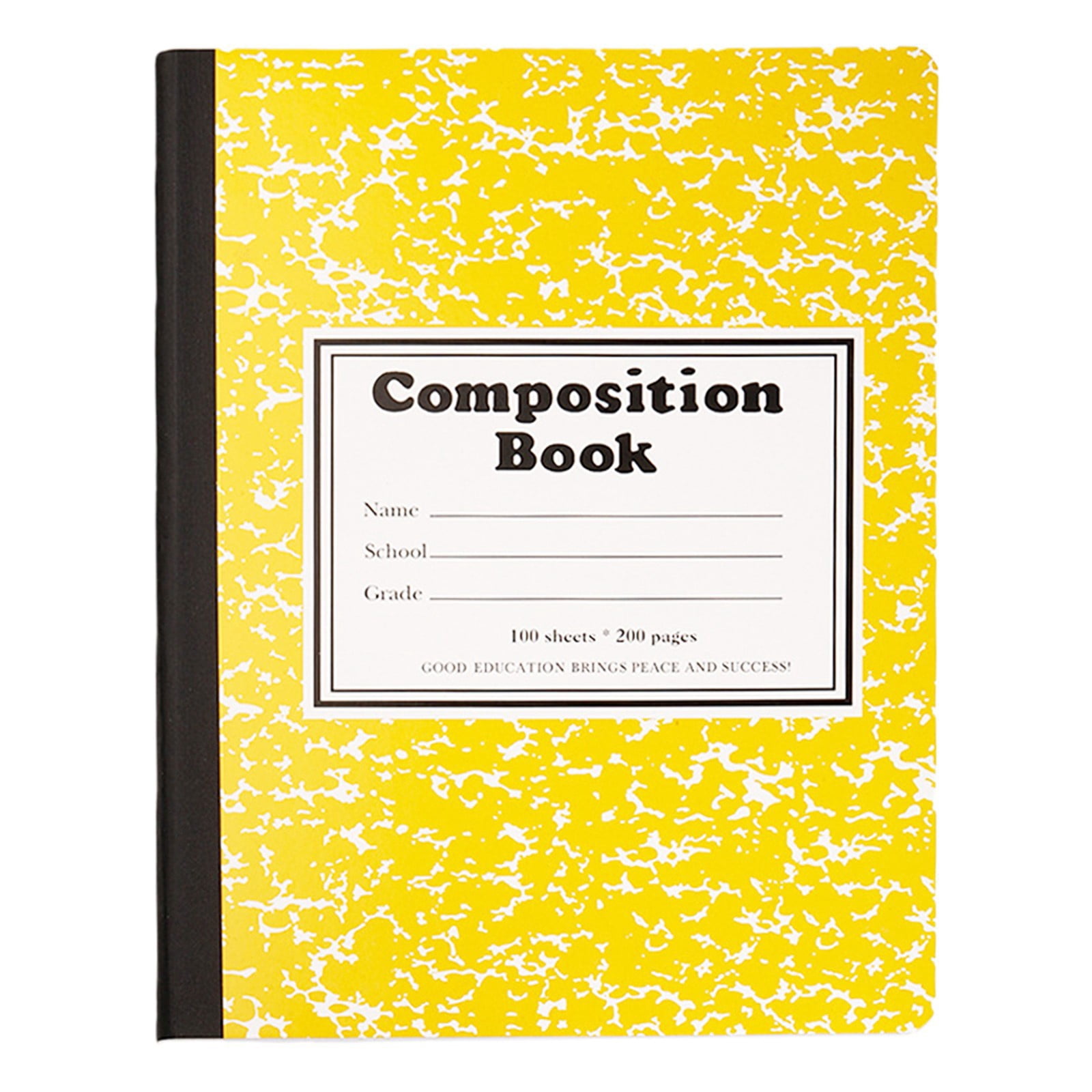 Composition Notebook College Ruled Wide Ruled Paper, 100 Sheets Per Comp Book, 7.48" X 10.24", Assorted Marble Colors, Notebook Journal Sturdy Sewn Binding for Work Office Supplies,1-Pack