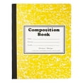thumbnail image 2 of Composition Notebook, Wide Ruled Composition Book, Marble Composition Notebooks for Work and Note Taking, 90 Sheets per Book, Hard Cover, Office Supplies, Classroom Must Haves, 10.2" x 7.5, Yellow, 2 of 9