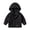 Black, variant on KYAIGUO 1-7Y Boys Windbreaker Jacket Hooded Lightweight Spring Fall Jackets Solid Color Zipper Trench Coats for Kids Toddler