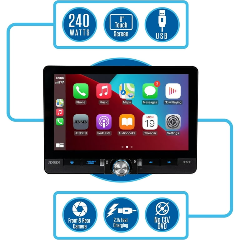 Walmart Black Friday Deals 2025 - Jensen J1CA8FL 8-inch Certified