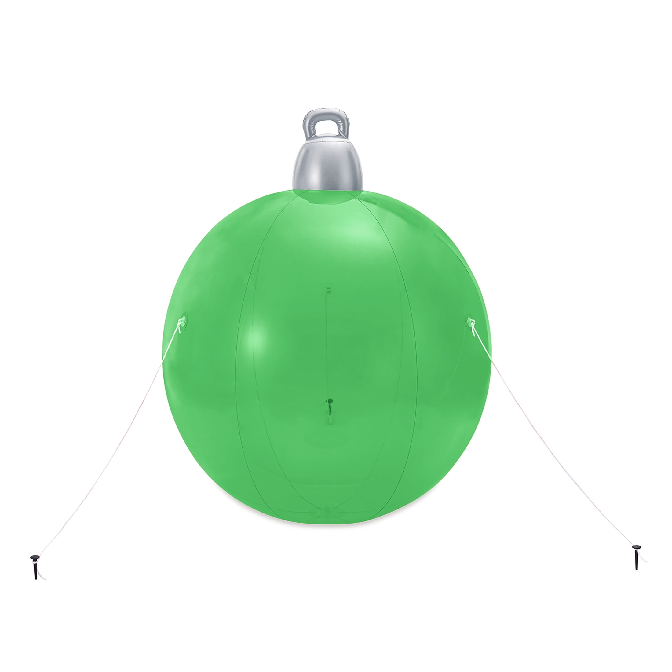 Holiday Time Inflatable Red & Green Ball, 4ft
