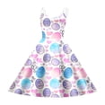 thumbnail image 4 of Easter Dresses Girls Cute Print Spaghetti Strap A-Line Dress Girl Summer Dress 11-12 Years Dresses for Girls, 4 of 4