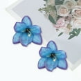 thumbnail image 5 of Unique Bargains 2 Pcs Duckbill Clip Simulated Flower Hair Clips for Women Blue, 5 of 5