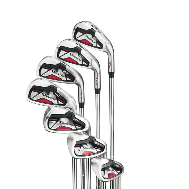 Wilson Velocity Hdx Men S Right Handed 7 Piece Set Golf Club Set Walmart Com