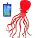 thumbnail image 1 of Octopus Kite for Kids & Adults, Easy to Fly Comet Large Kite, Long Tail Design for Outdoor Play, Red, 1 of 5