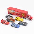 thumbnail image 1 of 6 pcs cars 3 Lightning Mcqueen Jackson Storm Mack Uncle Truck Metal Car Model Toy Gift--(LL), 1 of 5