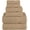 Taupe, variant on Hotel Quality Turkish Towel Set for Bathroom (6 Pcs Towel Set), Mint Green