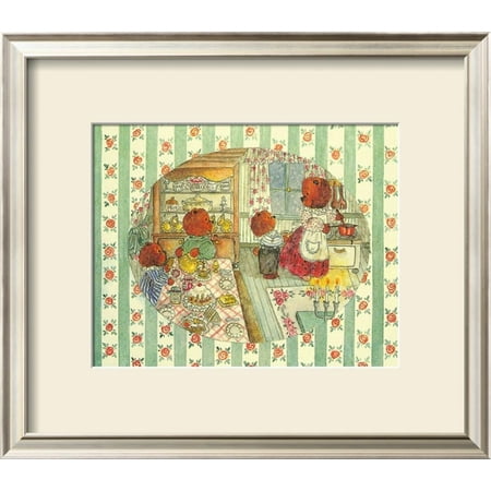 Terry Teddies - Teddy Bears at Home IV Framed Art Print Wall Art By P. Terry - 18x16