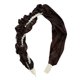 thumbnail image 1 of 1 Uds. De diademas anudadas para mujer, diadema con cuentas de perlas de imitación a la moda, diademas anchas para la cabeza, accesorios para el cabello, Color café, 1 of 1