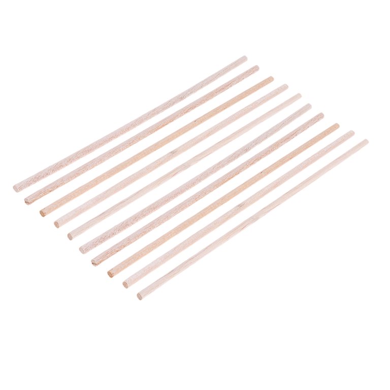 10pcs 250mm Long Wood Strips For DIY Crafts Aircraft Boat Ship 