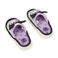 thumbnail image 5 of Kuromi 3D Character Face Art Women's Purple Open-Toed Slide Slippers-Small, 5 of 7