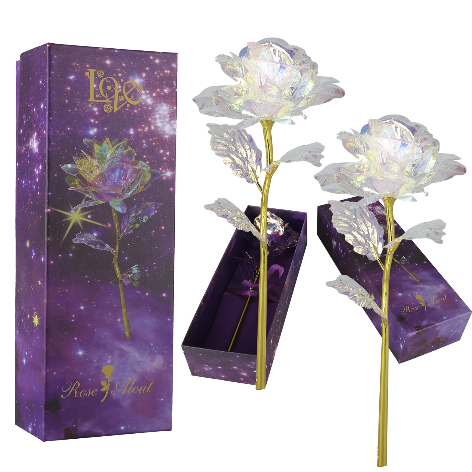 gold galaxy rose