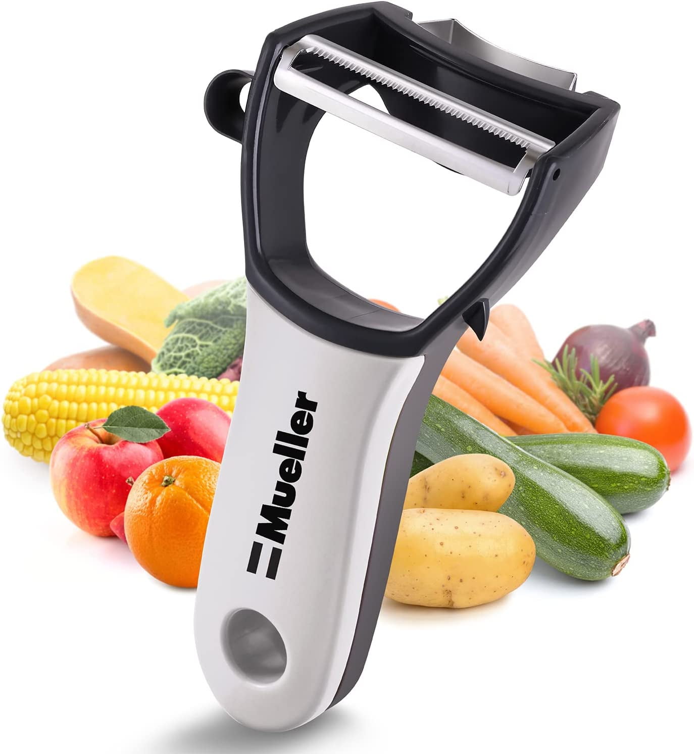 Get Perfectly Uniform Vegetable Strips with Microplane Professional Julienne  Vegetable Peeler