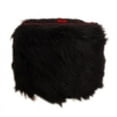 thumbnail image 4 of Housse de Tabouret Rembourrée Pouf en Fourrure Fournitures pour la Maison Gris, 4 of 4