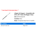 thumbnail image 2 of Liftgate Lift Support - Compatible with 2015, 2017 Volvo V60 Wagon 4-Door, 2 of 2