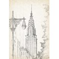 thumbnail image 2 of Art Atelier Alliance 23x32 Gold Ornate Wood Framed with Double Matting Museum Art Print Titled - A New York Avenue Sketch, 2 of 4