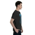 thumbnail image 2 of Blue Jellyfish T-Shirt for Men Cotton 100% Summer Tops Women Fashion Casual Short Sleeves Round Collar Short-Sleeve Couple Top Tees, 2 of 6