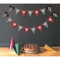 thumbnail image 2 of Inkdotpot Birthday Party DecorationsHappy Birthday Party GarlandBaby Boy CarPennant Banner Flag, 2 of 7