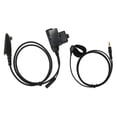 thumbnail image 1 of Adaptador Walkie Talkie PTT, Adaptador PTT con Adaptador de Auriculares Trasero Adaptador de Auriculares de Radio Rendimiento de Alta Gama, 1 of 8